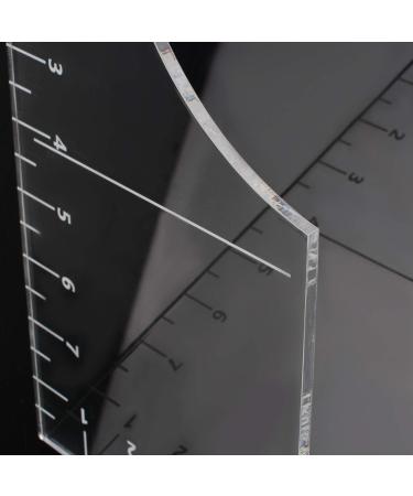 T-Shirt Rulers Guide - Shirt Alignment Tool for Vinyl & Sublimation Designs with Built-in Size Chart - HTV Alignment Tool, Transparent - Buy Online on GoSupps.com