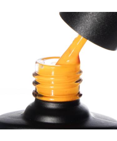 THE EDGE Gel Nail Polish 8ml - The Lava Orange - UV/LED Manicure/Pedicure for Salon & Home Use Highly Pigmented/Long Lasting/2-Coat Coverage - Buy Online on GoSupps.com
