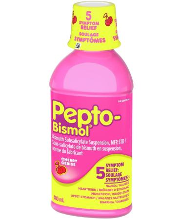 Pepto Bismol Liquid Cherry 8 oz: Fast Relief for Upset Stomach - Buy Online on GoSupps.com