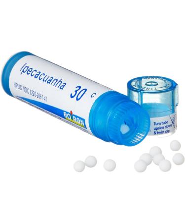 Boiron Ipecacuanha 30C - Homeopathic Nausea Relief | 5-Pack of 80 Pellet Tubes - Shop Internationally - Buy Online on GoSupps.com
