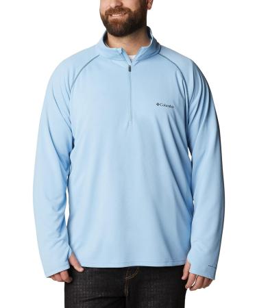Columbia Men's Narrows Pointe Half Zip - Jet Stream/Dark Mountain - Size Medium - Buy Online on GoSupps.com