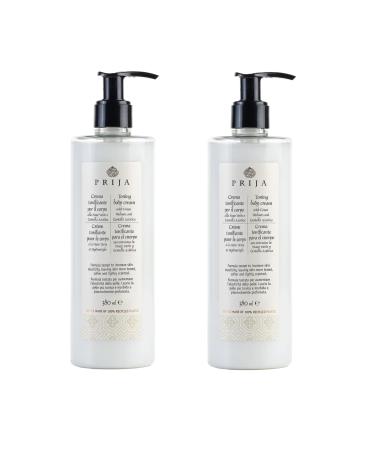 Prija Cr me Corporelle Tonifiante Augmente l'Hydratation et l' lasticit avec de l'Huile d'Avocat et de l'Extrait de Noyer Vert Cr me Hydratante Corporelle L g rement Parfum e 2 x 380ml