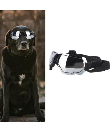 Buy Lightweight Dog Goggles - Soft Dustproof UV Protection Sunglasses for Medium & Large Dogs - Perfect for Outdoor Adventures - Silver - Buy Online on GoSupps.com