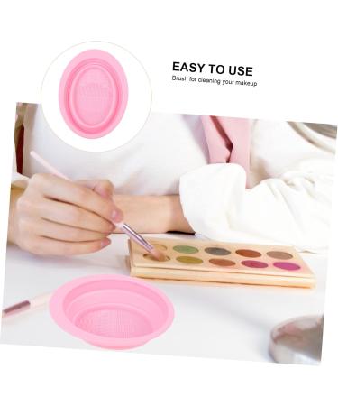 DOITOOL Cleaning Pad Silicone Cleaning Brush Doll Cake Pan Silicone Scrubbers Makeup Brush Cleaning Scrubber Makeup Brush Scrubber Washers Makeup Egg Cosmetic Pink Silica Gel 14.5x11cm Pink - Buy Online on GoSupps.com