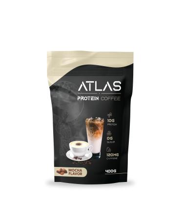 Atlas Protein Coffee - 20 Servings | 10g Protein - 120mg Caffeine - 0g Sugar (Mocha)