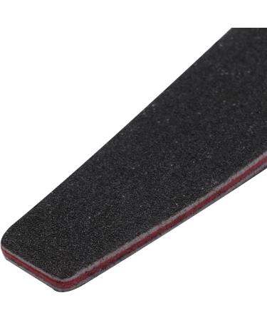 Panysilioer 50 Pieces 100/180 Grit Nail Art Files Double Sided Comb Curved Shape Nail Files Sanding Half Moon Nail File for Salon - Buy Online on GoSupps.com