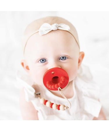 Ryan & Rose Cutie PAT Pacifier Teether - Flat Red - Buy Online on GoSupps.com
