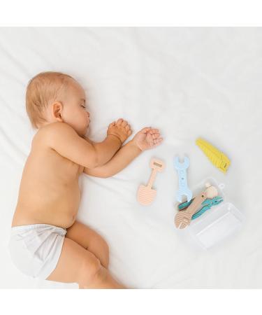 Prony Silicone Teething Tool for Babies 6+ Months - Montessori Sensory Teether Toy for Toddlers - Buy Online on GoSupps.com