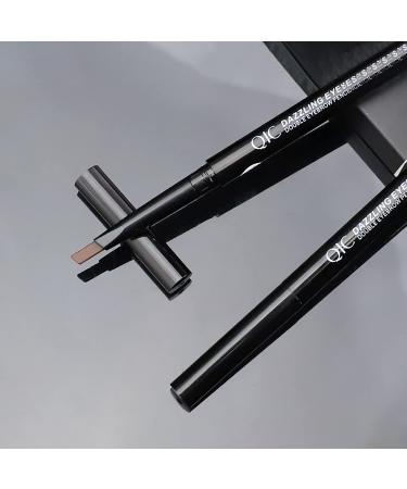 Professional Makeup Eyebrow Pencil | Stay & Me Waterproof Micro Brow Pencil with Brush | Vegan Durable Dual-Ended Brow Tool - Buy Online on GoSupps.com