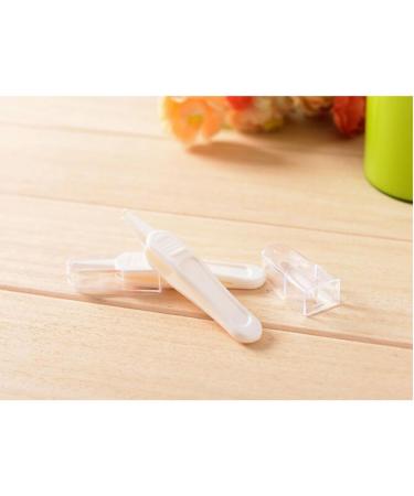 Healifty Kids Nose Tweezers Cleaning Nipper Plier - 2PCS Children Care Cleaner for Babies' Nose, Belly Button, Ears - White Clean Tool - Buy Online on GoSupps.com