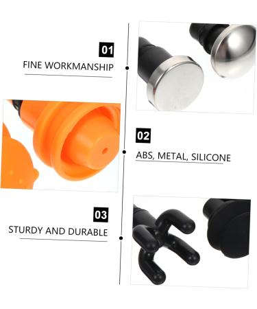 FRCOLOR 1 Set 9-Piece Massage Head with Fascia Attachments - Deep Tissue Replacement Heads for Muscle Massager Devices | Fitness Dashboard Accessory - Buy Online on GoSupps.com