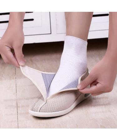 Edema Shoes for Swollen Feet - Women's Diabetic Orthopedic Walking Shoe - Wide Width with Adjustable Closure - Black - Size W10/M9 - Buy Online on GoSupps.com