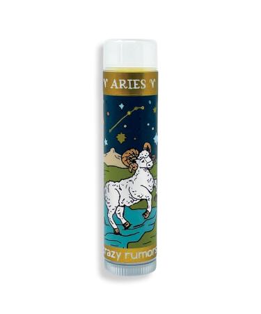 Crazy Rumors Aries Zodiac All Natural Plant Based Lip Balm to Moisturize and Nourish your Lips - Fire Blend (Sweet Orange Fresh Berry Aromatic Spice)