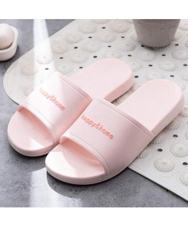 MLLM Kinder flip-flops summer flat soft non-slip sandals with zipper for the bathroom-rosa_36-37 men/women bathing shoes slippers pink EU36-37
