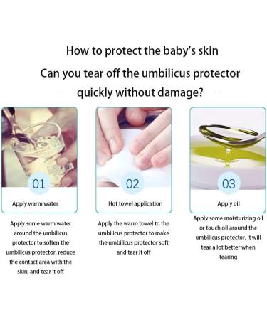 Topwon Baby Navel Sticker 10 Pieces - Waterproof Umbilical Cord Patch for Toddler Belly Button, Ideal for Swimming, Bathing, and Beach Use - Buy Online on GoSupps.com