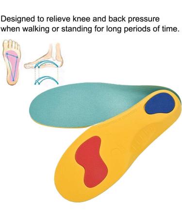 Orthotic Insoles for Kids - Prevent Flatfoot Foot Valgus & Pronation - Breathable Shockproof 3D Inserts (XL - Buy Online on GoSupps.com