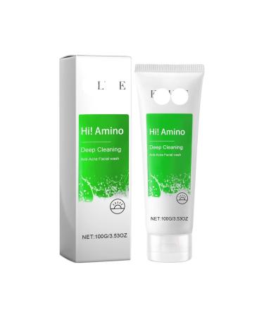 Acne-Fighting Facial Cleanser - Deep Cleanse Remove Oil Dirt Blackheads & Pimples Shrink Pores Refreshing & Comforting(1PCS)