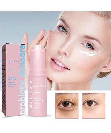 TPALPKT Rosehip Eye Balm Stick - Brightening & Cooling Anti-Aging Eye Cream for Dark Circles - Women's Makeup Treatment - Buy Online on GoSupps.com