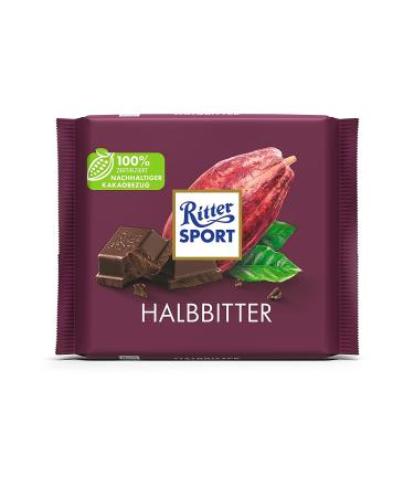 New Design: Half-Bitter Sport Knight 100g Bitter Chocolate with 50% Cocoa Dark Table Chocolate Noble Table Chocolate from Nicaraguas Cocoa Beans