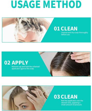 rongweiwang Adults Dense Volume Hair Growth Essence Roller Regrowth Anti-loss Follicle Moisturizing Nourishing Serum Beauty Supplies - Buy Online on GoSupps.com