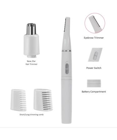 Buy IPX7 Waterproof Hair Clipper & Eyebrow Trimmer - Facial Epilator for Men - International Shipping Available! - Buy Online on GoSupps.com
