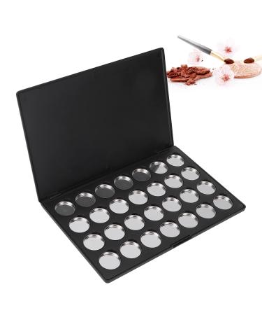Empty magnetic pallet empty magnetic eyeshadow pallet portable diy make-up pallet with a round metal pan for blush mermaid eyeshadow 26mm