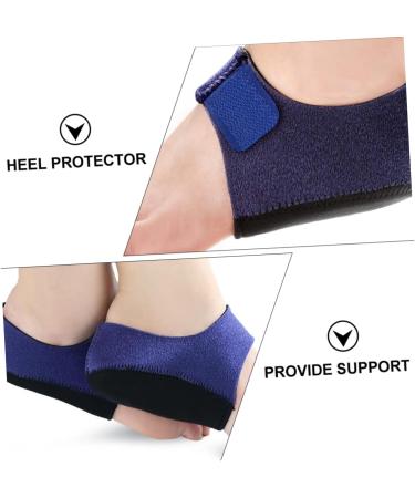 FRCOLOR Adjustable Heel Gel Pads with Shoulder Strap - Comfort for Men & Women - Buy Online on GoSupps.com