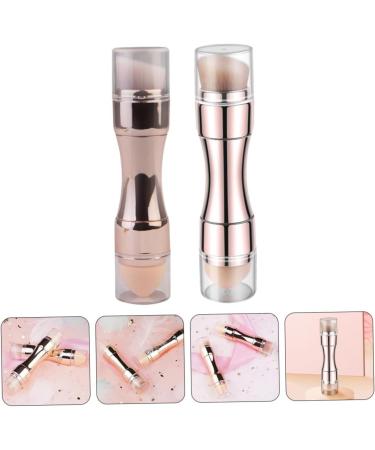 FRCOLOR Foundation Brush Portable brush Highlighter Brush Eyeshadow Blending Brush Brush Kit 4- in- 1 Cosmetic Brush Blush Brush Multifunction lip brush Women Makeup Tools - Buy Online on GoSupps.com