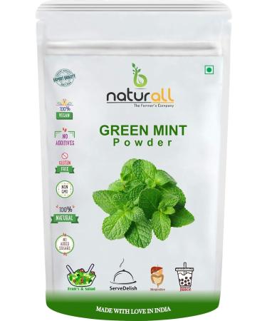 DX3 Green Mint Leaf Powder/Pudina Leaf Powder -200 GM by B Naturall