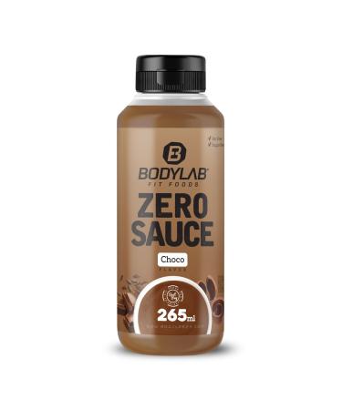 BODYLAB24 Zero sauce chocolate 265ml low-calorie only 3-9 kcal each 15g portion fat and sugar-reduced perfect for refining dishes as a sauce or dressing ideal for every diet chocolate 265 ml (1 Pack)