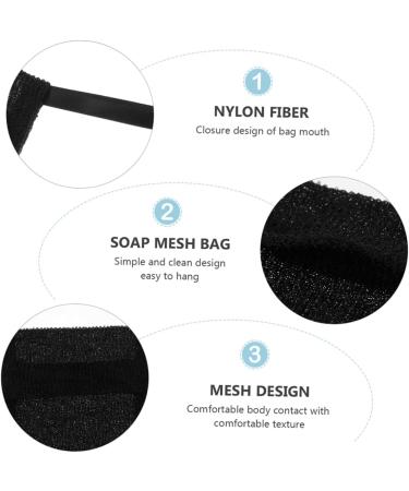 Didiseaon 8 Pcs Soap Foaming Pouch Soap Pouch Soap Net Black Nylon Fiber - Buy Online on GoSupps.com
