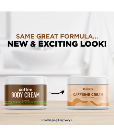 Vegan Skin Firming Cream for Cellulite & Wrinkles - Deep Moisturizing Caffeine Formula for Fine Lines & Dry Skin - Coffee Scented Lotion for Women - Buy Online on GoSupps.com