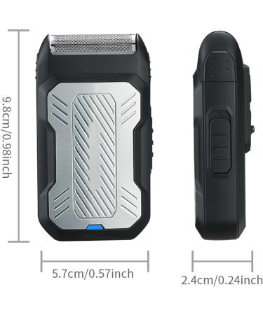 Buy 2-in-1 Electric Beard Trimmer for Men | USB Rechargeable Foil Razor for Home & Barber Use - Buy Online on GoSupps.com