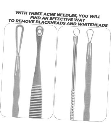 Mikinona 1 Set Blackhead Removal Tool Accessory Face Scraper Tool Pores Daily Use Needle Cell Clamp Portable - Buy Online on GoSupps.com