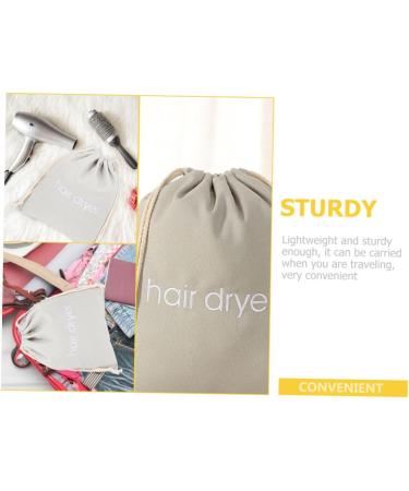 ABOOFAN 8 Pcs Hair Dryer Storage Bag Cotton Drawstring Bags Drawstring Toiletry Bags Hair Blower Bag Travel - Buy Online on GoSupps.com
