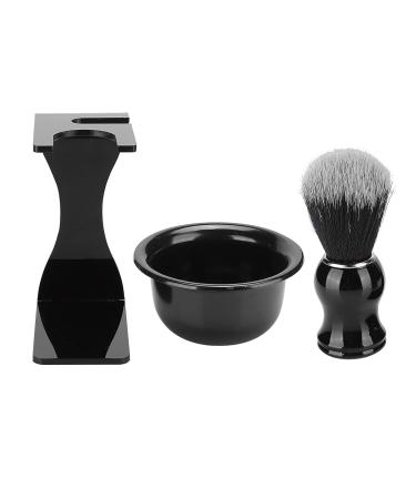 Premium Shaving Bowl Set for Men - 3-Piece Beard Care Kit with Brush & Cleaning Tool | Ideal for Soap & Shaving - Buy Online on GoSupps.com