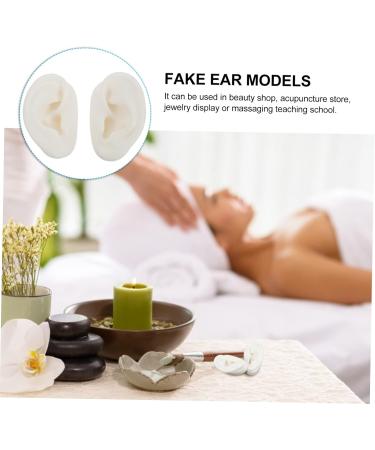 4 Pairs Artificial Ear Models - Silicone Ear Molds for Studs | Realistic Imitation Ear Simulation - Buy Online on GoSupps.com