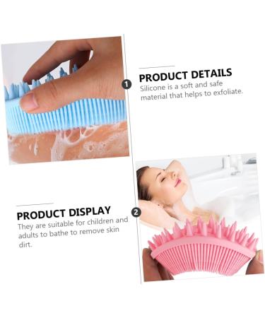Beavorty 3 Sets Silicone Shampoo Brush Set - Ultimate Scalp Scrubber for Men | Head & Body Massage Device for Healthy Hair - Buy Online on GoSupps.com