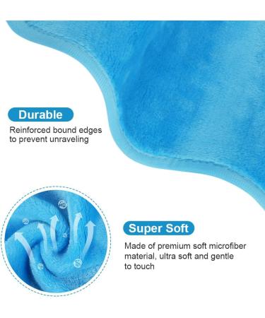 URAQT 5 Pack Face Cloths Make Up Remover Microfibre Face Wipes for Reusable Makeup Remover Cloth Washable Ultra Soft Facial Cleansing Wipe Cloths (Blue/Rose/Red Black/Pink/Green) 5pcs-multi-colored - Buy Online on GoSupps.com
