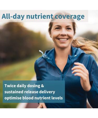 Pure & Essential Vegan Women's Multivitamin with Iron & Methylated Folate | Non-GMO Sustained Release | 60 Tablets (30 Servings) - Buy Online on GoSupps.com