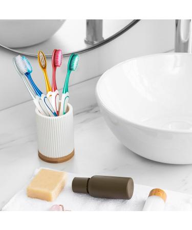 Sibba 5-Piece Soft Bristle Manual Toothbrush Set | Portable Oval Brush Heads for Gentle Oral Care | Ideal for Sensitive Gums & Stain Removal - Buy Online on GoSupps.com