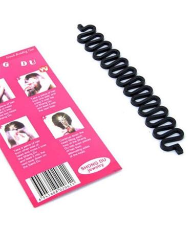 3 Pcs Hair Braiding Tool Roller Set - Black DIY Hair Styling Bun Maker - Buy Online on GoSupps.com