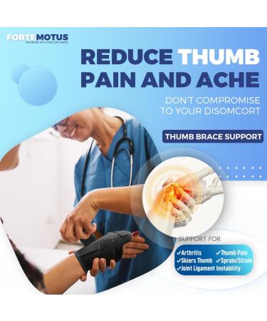 CMC Thumb Brace | Thumb Pain Relief Splint for Tendonitis | Adjustable Support for Men & Women - Buy Online on GoSupps.com