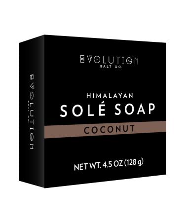 Evolution Salt Coconut Bath Sole Soap  4.5 Oz