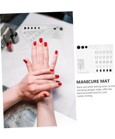 minkissy 1pc Silicone Manicure Pad Silicone Pad White Printing - Buy Online on GoSupps.com