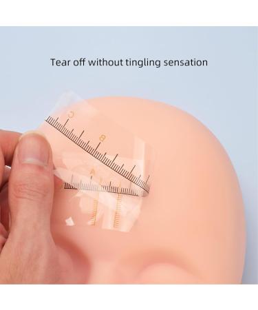 Disposable Eyebrow Stencil Ruler with Adhesive Easy to Use Microblading Template for Eyebrow Shape Design - Buy Online on GoSupps.com