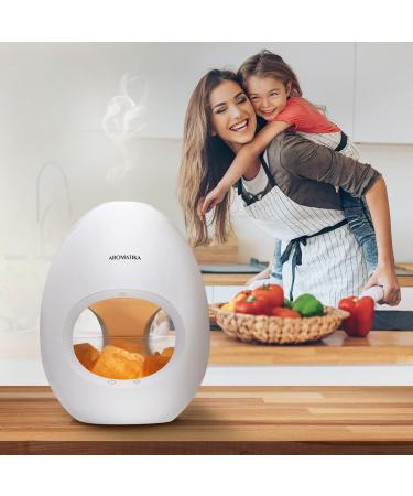 Aroma Diffuser & Himalayan Salt Crystal Lamp 250ml - 6 Hour Ultrasonic Humidifier LED Light Ionizer & Fragrance Oil for Aromatherapy - International Shipping - Buy Online on GoSupps.com