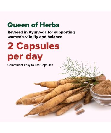 VAHDAM Shatavari Capsules 1000mg Supports Healthy Hormonal Balance in Women Herbal Supplement for Women Vegan Gluten-Free 90 Capsules - Buy Online on GoSupps.com