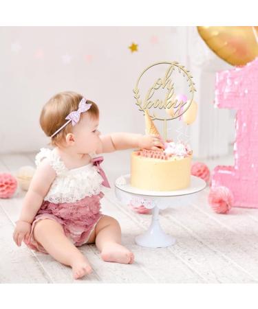 Oh Baby Cake Topper | Baby Shower Cake Decoration | 4mm Tortendeco | Perfect for Celebrations - Buy Online on GoSupps.com
