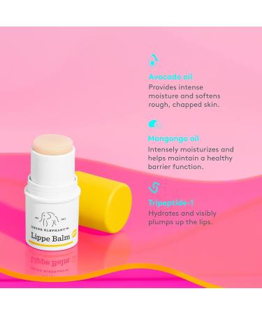Drunk Elephant Lippe Balm - Moisturizing Lip Balm with Avocado Oil and Vitamin C - 3.7g/0.13oz - Buy Online on GoSupps.com